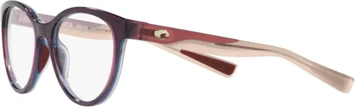 Vista 3 de Costa Del Mar Marcos de gafas con receta Ocean Ridge 510 Cat Eye para mujer, Lente UrchinSmokeDemo, 51 mm