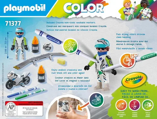 Vista 7 de Playmobil Color: moto