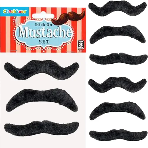 Vista 8 de Conjunto de bigote, juego de simulación, disfraz de vestir
