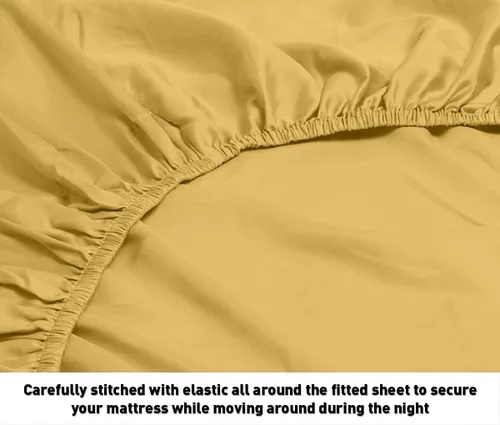 Vista 4 de Home Sweet Home - Juego de ropa de cama transpirable extra suave y resistente a las arrugas, juego de sábanas bordadas de lujo con bolsillo profundo