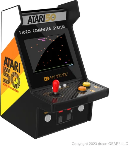 Vista 8 de My Arcade Atari Micro Player Pro: 100 Arcade Classics Games, 6.75" Portable Mini Arcade Machine, Retro Gaming Consoles