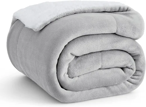 Vista 35 de Bedsure GentleSoft - Manta de forro polar Sherpa para sofá, manta de Navidad gruesa y cálida para invierno, manta de felpa suave y esponjosa como