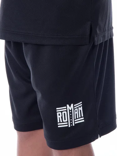 Vista 3 de INTIMO WWE Roman Reigns Icon Wreck Everyone And Leave - Conjunto de pijama corto para niños, Negro