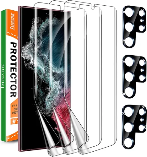 Vista 9 de IMBZBK [Eliminación automática de polvo] Paquete de 3 protectores de pantalla mate para iPhone 17 Pro Max [grado militar] accesorios, película