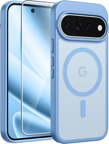 Vista 43 de FNTCASE - Funda para iPhone 16 Pro: magnética, mate, translúcida, de grado militar, protectora contra caídas, resistente, fina, duradera y a prueba