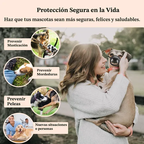 Vista 7 de Mayerzon Bozal para Perro, Bozales de Malla Suave para Perros Pequeños, Medianos y Grandes Chihuahua Poodle Husky Labrador Retriever, Protector