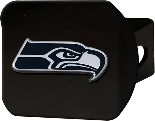 Vista 8 de FANMATS NFL Unisex-Adult Black & Chrome Logo Negro