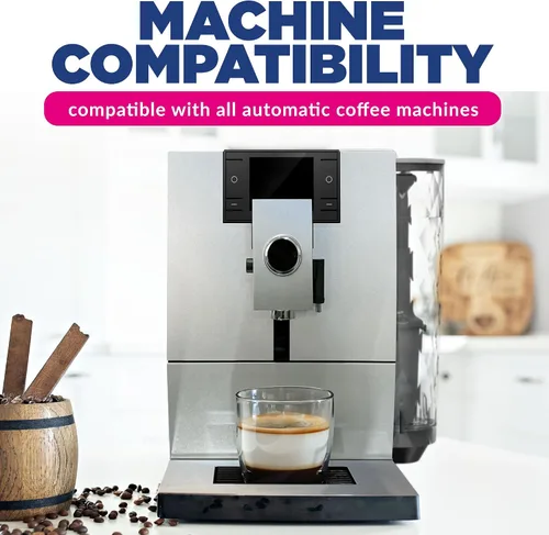Vista 6 de [45 unidades, botella de 6.35 oz] Tabletas de limpieza del sistema de leche para máquinas de café automáticas, compatibles con máquinas de café