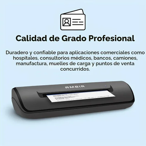 Vista 2 de Ambir Tecnología PS667 Simplex A6 Escáner de tarjetas