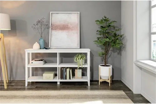 Vista 6 de NewRidge Home Goods NewRidge - Estantería para el hogar, color blanco