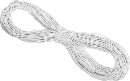 Vista 149 de PATIKIL Cuerda elástica elástica de 109 yardas (328.1 ft), cuerda elástica pesada de 0.059 in, albaricoque para manualidades, correas de gancho