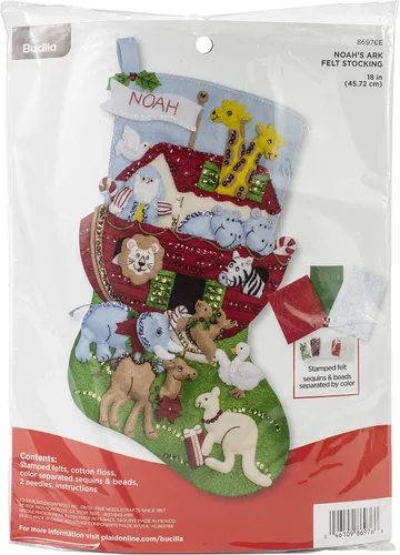 Vista 6 de Kit de Adornos de Navidad Elegante de Fieltro Bucilla 86977E