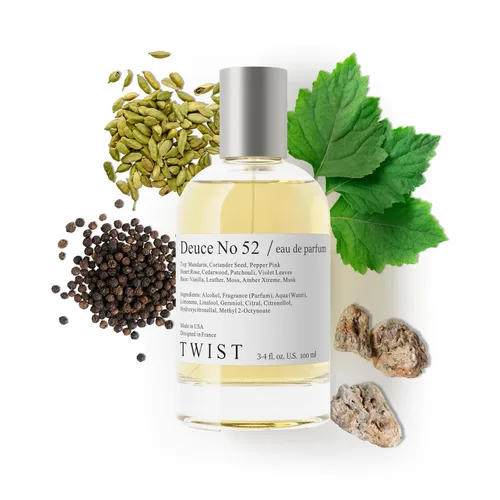 Vista 10 de Twist - Addicted No. 3 - Eau De Parfum inspirado en Y. Black Opium, Perfume de larga duración para mujer, Ámbar y Vainilla, Vegano, Ingredientes