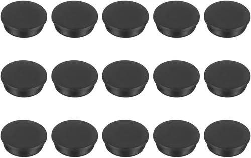 Vista 45 de MECCANIXITY - Tapones de silicona en forma de T (26mm, 1 pulgada de diámetro), color negro