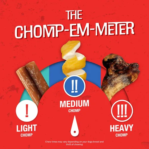 Vista 7 de Chomp'ems - Palitos de carne de res natural de larga duración, masticables