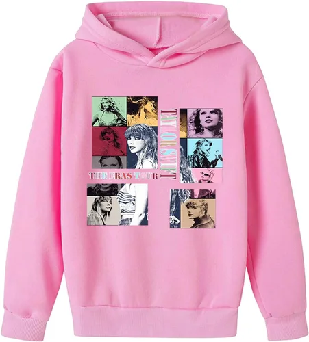 Vista 2 de AneiDa Chándal 1989 para niñas de 3 a 12 años, divertido regalo con capucha para amantes de la música Tayler, sudadera con capucha para niños