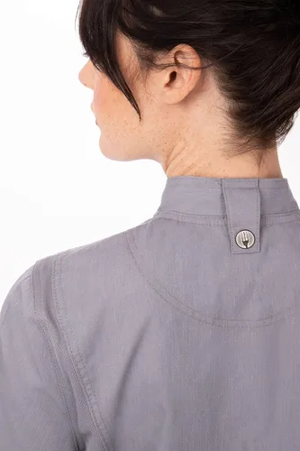 Vista 7 de Chef Works Abrigo de chef Springfield para mujer