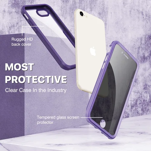 Vista 538 de CENHUFO Funda de privacidad para iPhone 11 Pro, funda de cuerpo completo con protector de pantalla de privacidad de vidrio templado 9H integrado