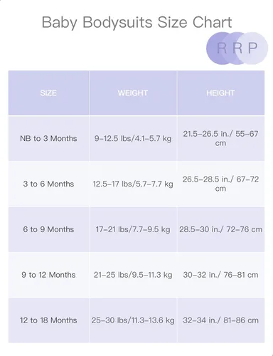 Vista 7 de RRP Pijama unisex de rayón de bambú para bebé, pijama suave para dormir, cierre de cremallera de 2 vías, 0-18 meses