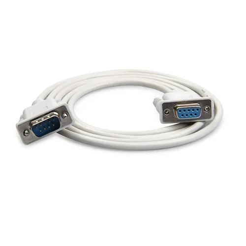 Vista 2 de Cable de extensión recto DB9 de 9 pines/RS232 macho a hembra de 15 pies y 16.4 ft