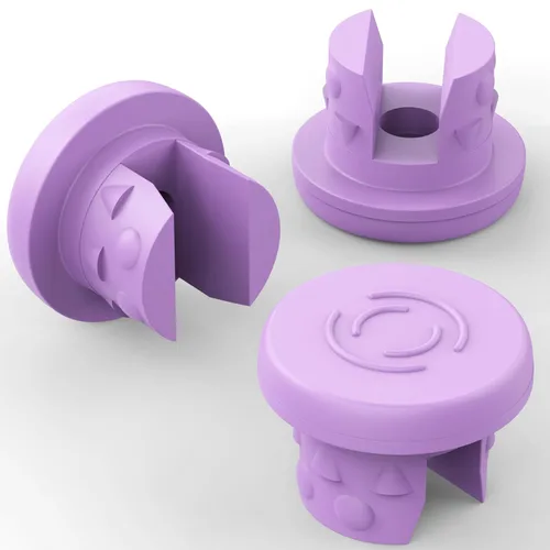 Vista 8 de Biomed Solutions - Tapón de goma butílica de 0.787 in con dos patas para liofilización y liofilización, botella de vidrio de liofilización, 100 Negro