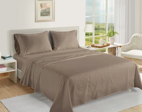 Vista 203 de LANE LINEN - Sábanas individual 100% algodón egipcio suave, cómodo y grueso de calidad de hotel, costuras reforzadas totalmente elásticas, sin