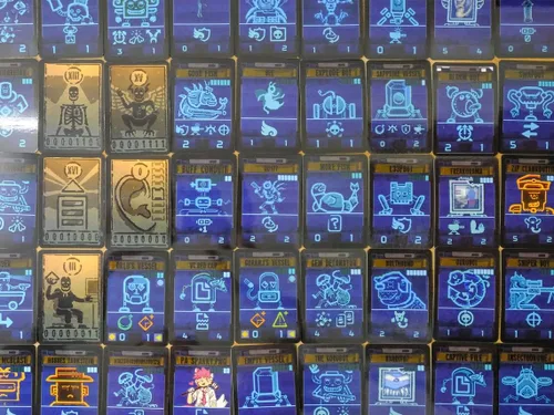 Vista 5 de Juego de cartas de inscryption con 211 cartas laminadas. Totalmente elegible para juego de 2 jugadores