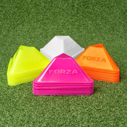 Vista 2 de FORZA Mini conos de entrenamiento de 2 pulgadas, paquete de 40 unidades, ejercicios y entrenamiento, multideporte, fútbol, hockey, entrenamiento