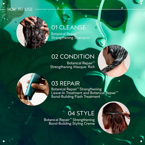Vista 6 de Aveda Botanical Repair Intensive Strengthening Masque Rich Bond-Building Mask for Stronger Hair Deep Conditioner Detangles, Softens Medium to