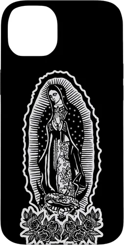 Vista 15 de Funda para iPhone 16 Nuestra Señora Virgen De Guadalupe Virgen María Tattoo Hombres Mujeres