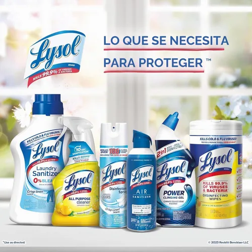 Vista 6 de Lysol Limpiador automático de inodoro en el tazón, limpia y refresca la taza del inodoro, aroma Atlantic Fresh, 8 unidades (paquete de 4)