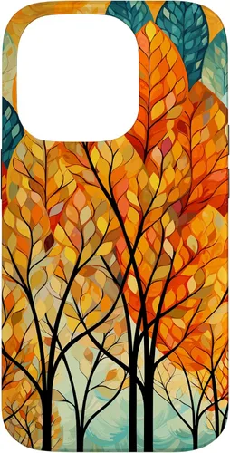Vista 21 de Fall Theme & Autumn Leaves & Colorful Trees, Fall Colors Case for iPhone 16