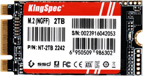 Vista 10 de KingSpec NT Series M.2 2242 SSD SATA de 128 GB - No compatible con NVMe Socket, unidad interna de estado sólido Sata 3 de 6 Gb/s, para Ultrabook
