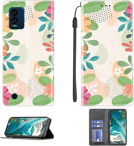 Vista 511 de jioeuinly ATT Motivate 2 - Funda compatible con ATT Motivate 2, funda con soporte abatible y cierre magnético DJS