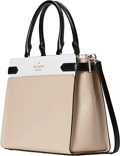 Vista 3 de Kate Spade Staci Cameron - Bolso bandolera grande, color beige cálido