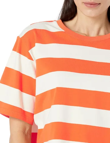 Vista 3 de The Drop Camiseta corta de manga corta con cuello redondo Sydney para mujer