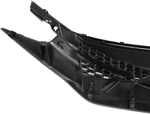Vista 4 de G-PLUS Compatible con Honda Civic Sedan Coupé 2016-2018 Rejilla de malla parachoques delantero JDM estilo batalla parrilla capó parrillas + 2 cejas