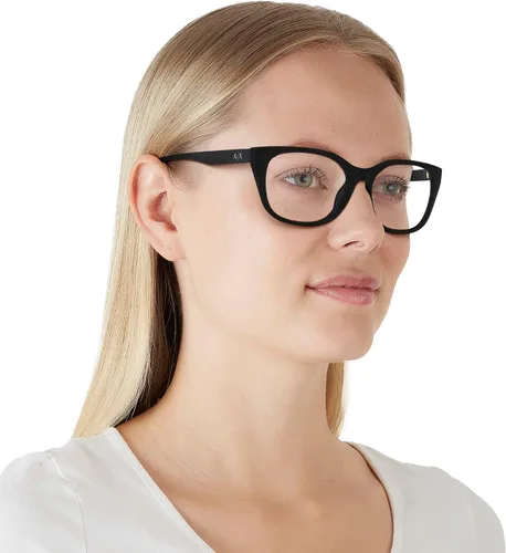 Vista 7 de Armani Exchange Ax3099u - Montura cuadrada para gafas graduadas de ajuste universal para mujer