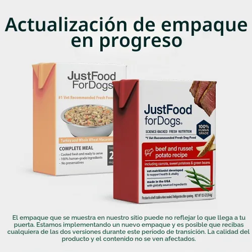 Vista 2 de JustFoodForDogs Pantry Fresh - Alimento húmedo para perros, comida completa o comida para perros, receta de comida para perros de grado humano