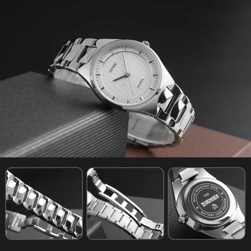 Vista 2 de SKMEI - Reloj impermeable para mujer, reloj de pulsera para mujer