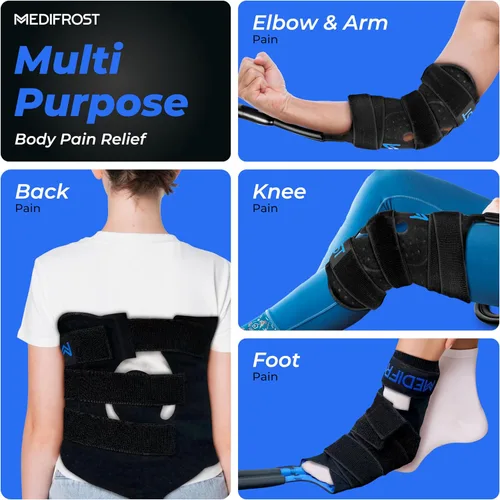 Vista 3 de REATHLETE MEDIFROST Máquina de terapia de frío Rodillera y hombro ajustable Máquina de hielo portátil de circulación fácil de usar