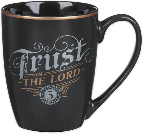 Vista 7 de Christian Art Gifts Taza de café de cerámica negra mate – 12 oz. Taza de café y té inspiradora sin plomo ni cadmio para hombres y mujeres
