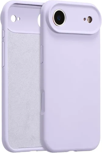 Vista 68 de Funda de silicona para iPhone Air, con [protección completa de la cámara] [forro de microfibra suave antiarañazos], funda de silicona líquida ultra