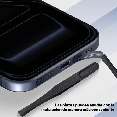 Vista 4 de 10 piezas de cubierta de altavoz de malla antipolvo para iPhone 18 Pro / 18 Pro Max /17 Pro Max