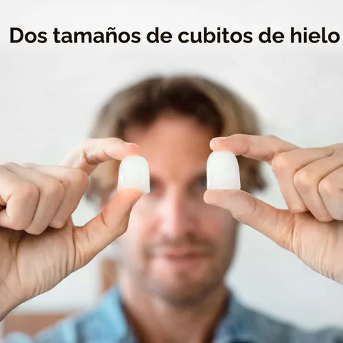 Vista 4 de Silonn - Máquina para hacer hielo con encimera, 9 cubos listos en 6 minutos, 26 libras en 24 horas, máquina de hielo autolimpiante con cuchara