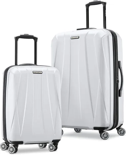 Vista 35 de Samsonite Centric 2 Set de maletas rígidas expandibles con ruedas giratorias dobles, Azul Caribe, Juego de 2 piezas (equipaje de mano/grande)