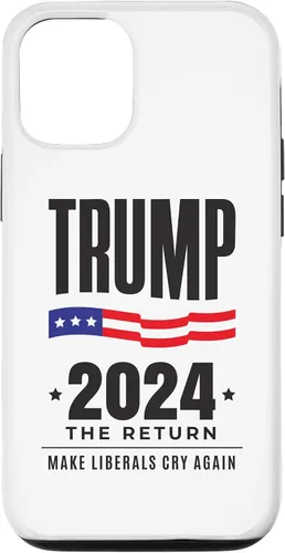 Vista 27 de iPhone 13 Pro Max Trump 2024 - The Return - Make Liberals Cry Again - Funda de elección