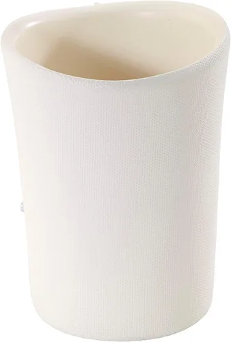 Vista 5 de Avanti Linens - Vaso, organizador de encimera, accesorios de baño inspirados en conchas marinas, artículos esenciales para el baño de invitados