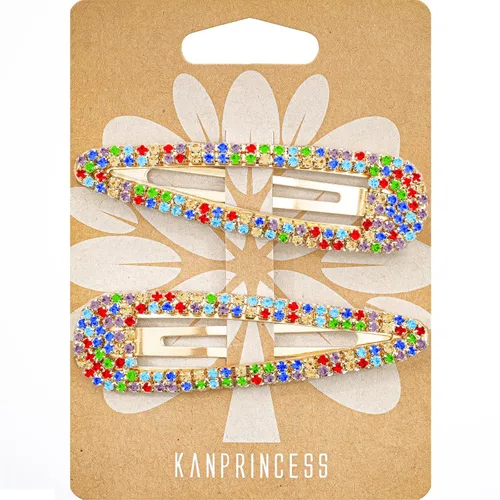 Vista 20 de KANPRINCESS Pinza para el pelo, 2 piezas de diamantes de imitación de 2.4 pulgadas, color plateado, pasadores de pelo para mujeres y niñas, novia