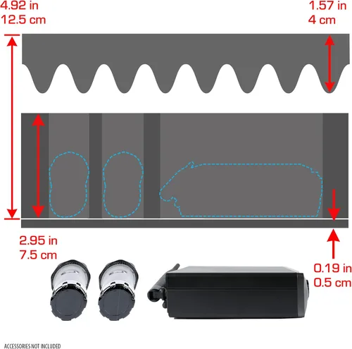 Vista 5 de USA Gear Funda para micrófono, micrófonos inalámbricos y sistemas rígidos, compatible con JBL Wireless, Sennheiser E 835, Tonor y más